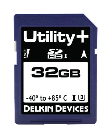 Delkin Devices Se32Fqyfa-1B000-3 Sdhc Card, Uhs-1, Class 10, 32Gb, Tlc