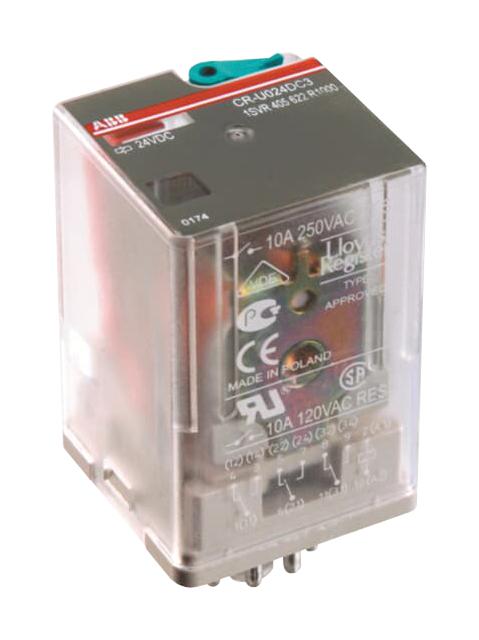 Abb 1Svr405622R1100 Power Relay, 3Pdt, 10A, 250V, Socket