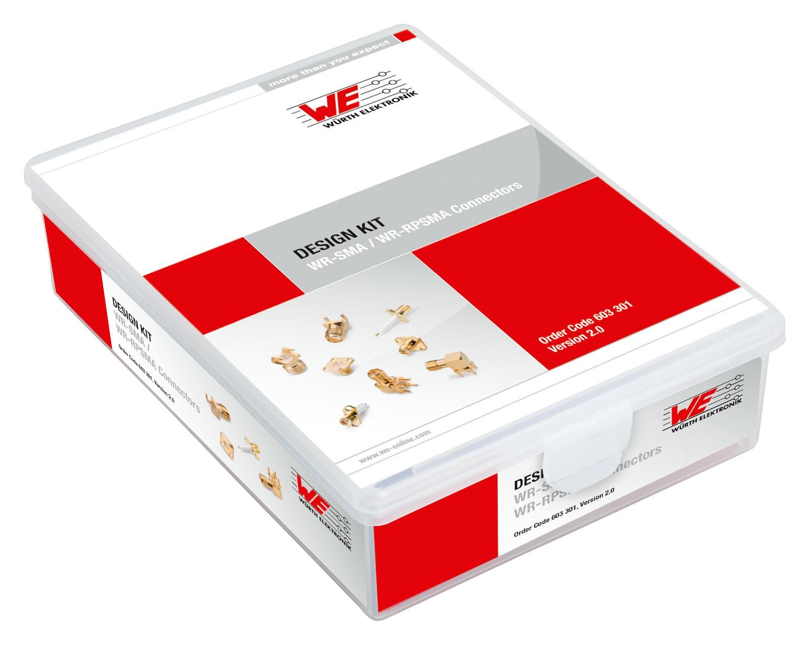 WÃ¼rth Elektronik 603301 Rf Coaxial Kit, Sma/rpsma Connector