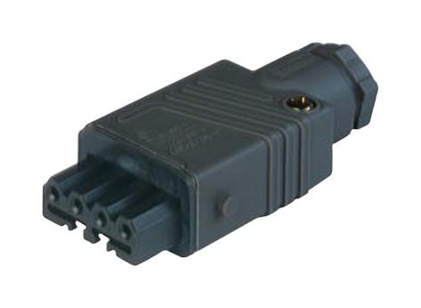 Lumberg Automation 932533200 Rectnglr Pwr Connector, Rcpt, 4+Pe, Cable