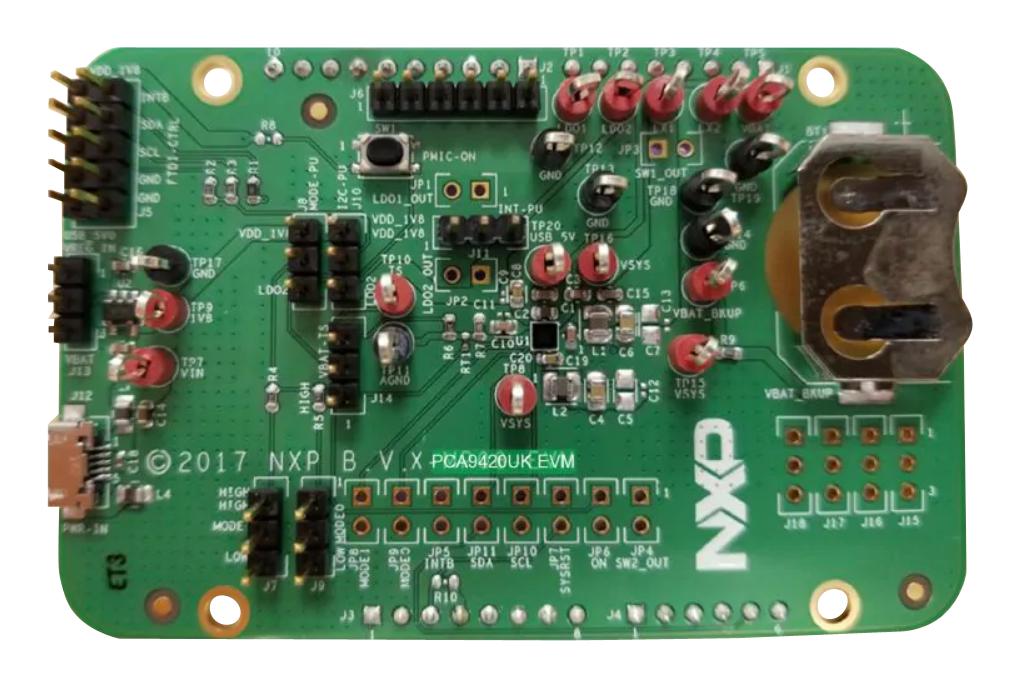 NXP Semiconductors Semiconductors Pca9420Uk-Evm Eval Brd, Pmic, Low-Pwr Microcontroller