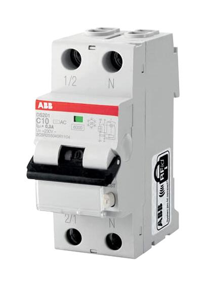 Abb 2Csr255040R1204 Rcbo, 1Pole, 20A, 240Vac