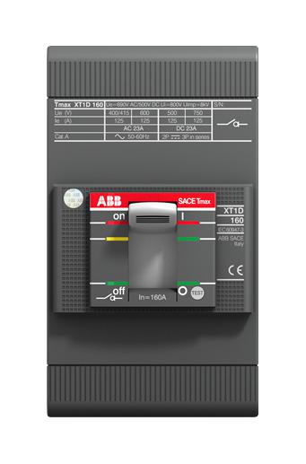 Abb 1Sda068208R1 Thermal Mag Ckt Breaker, 160A, 3P, 690V