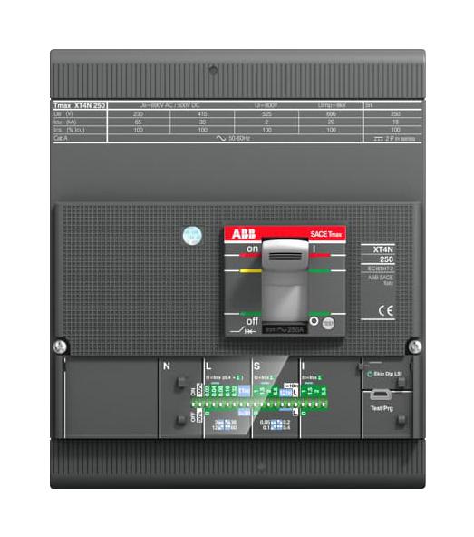 Abb 1Sda069620R1 Thermal Mag Ckt Breaker, 250A, 4P, 690V