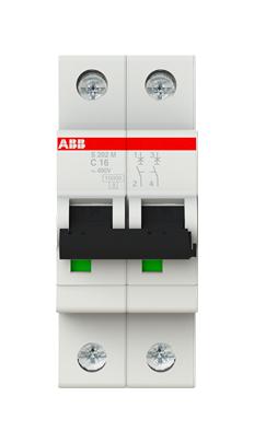 Abb S202Mc16 Mcb, 2 Pole 16A Type C