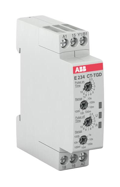 Abb 1Svr500160R0000 Analogue Time Relay, 0.05S-100H, Spdt