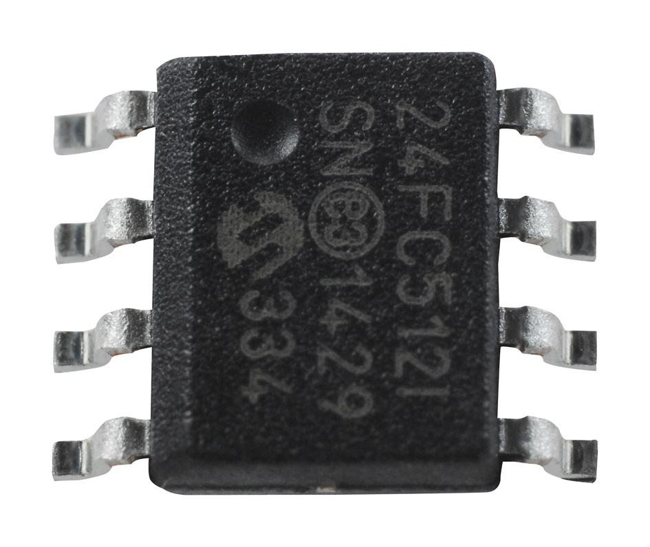 Microchip Technology Technology 24Fc512-I/sn Eeprom, 512Kbit, -40 To 85Deg C