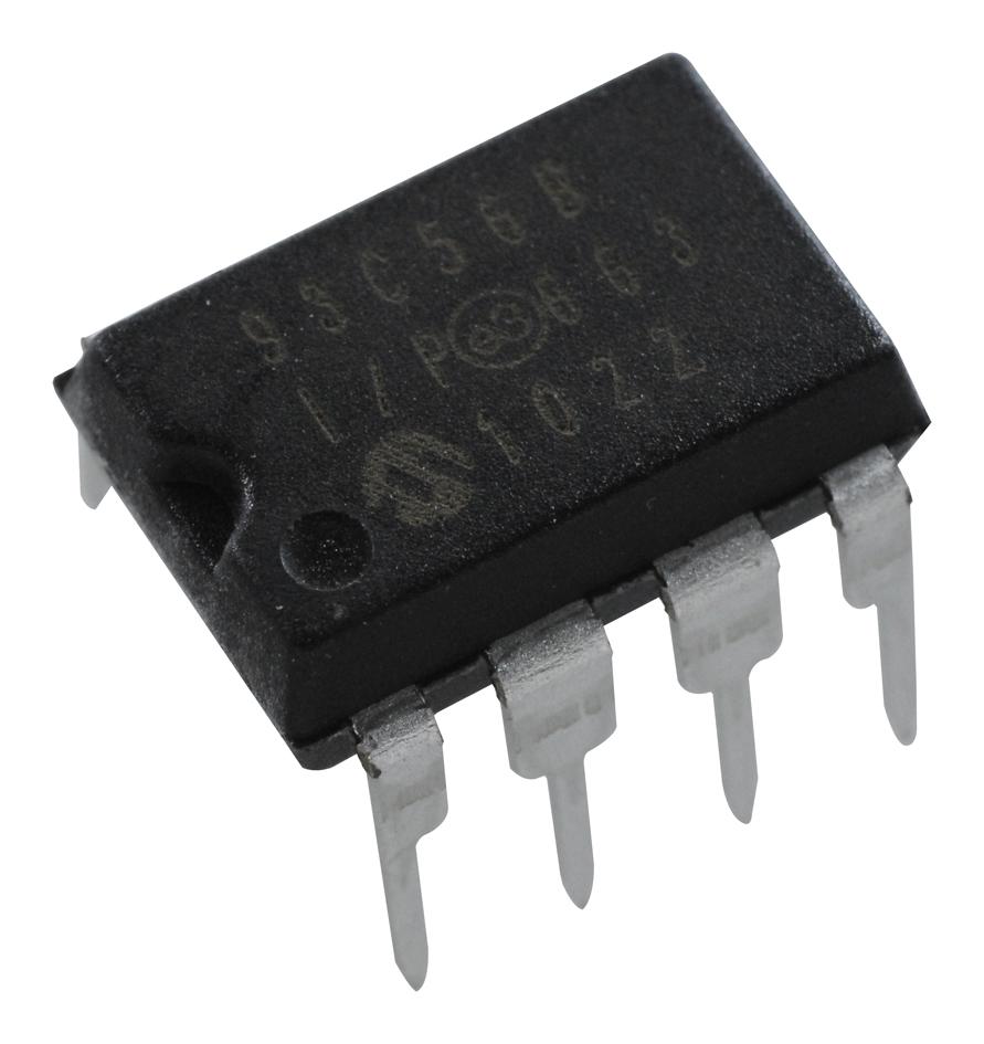 Microchip Technology Technology 93C56B-I/p Eeprom, 2Kbit, -40 To 85Deg C