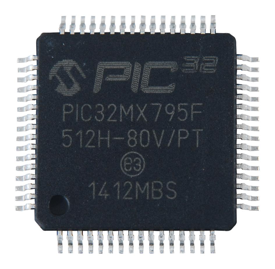 Microchip Technology Technology Pic32Mx795F512H-80V/pt Mcu, 32Bit, 80Mhz