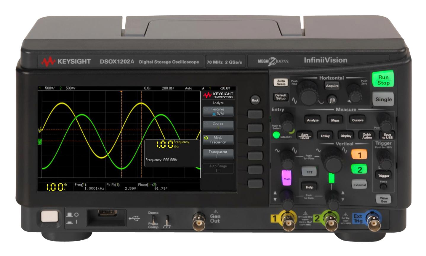 Keysight Technologies Dsox1202A Oscilloscope, 2Gsps