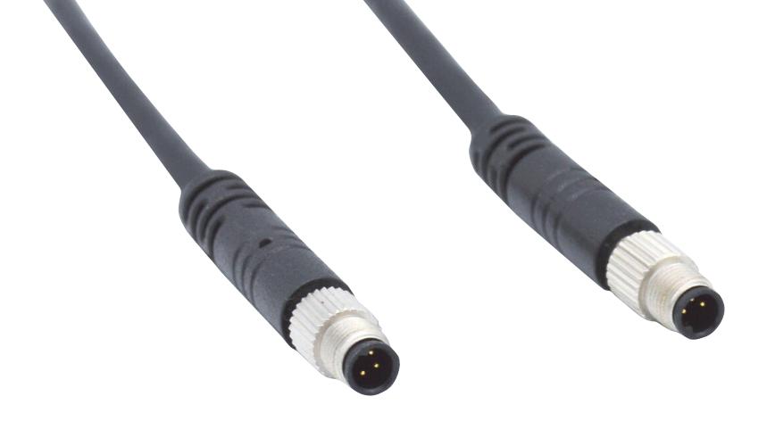 NorComp Cca-000-M02R228 Sensor Cord, M5 Plug-M5 Plug, 2M