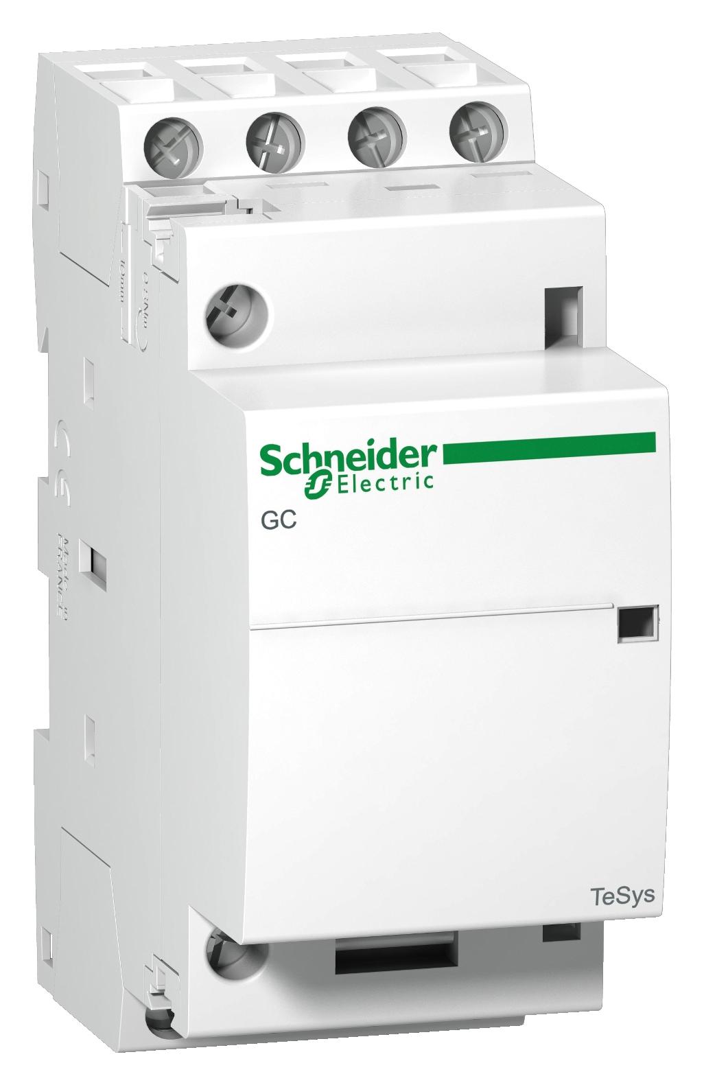 Schneider Electric Gc2504M5 Contactor, 4Pst-Nc, 240Vac, Din Rail