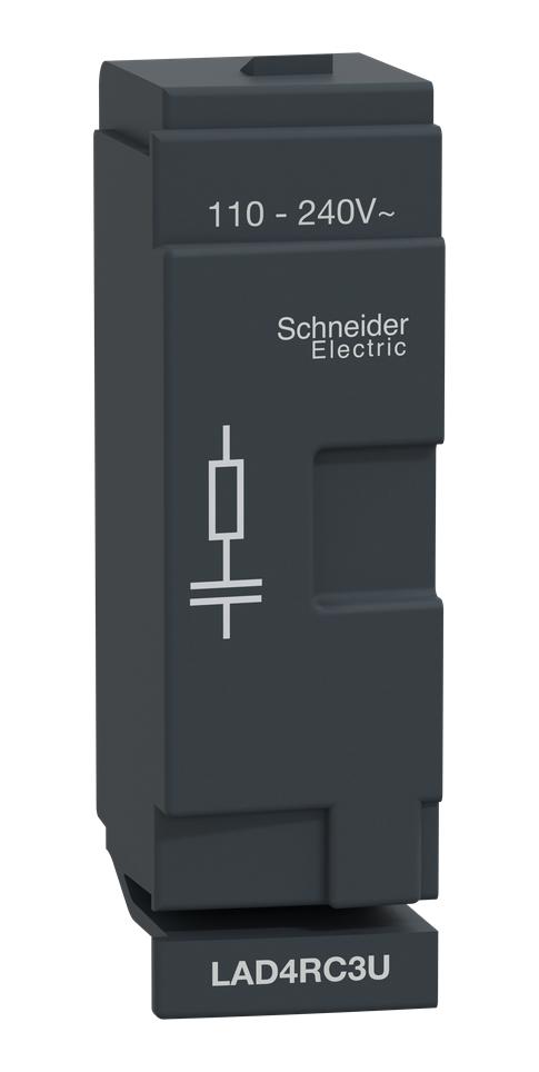 Schneider Electric Lad4Rc3U Rc Suppressor Mod, Contactor, 110-240Vac