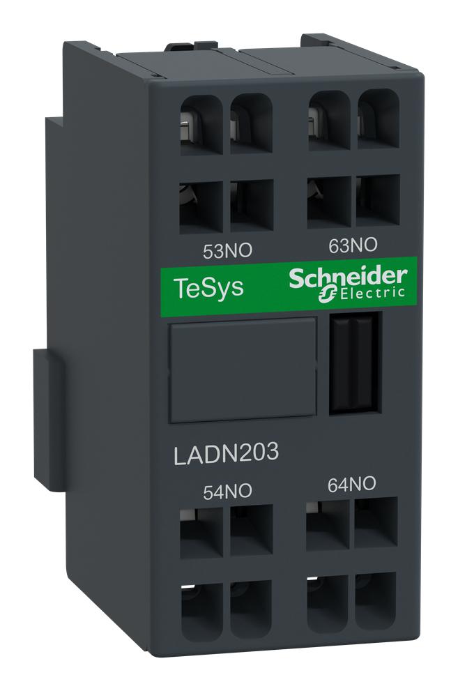 Schneider Electric Ladn203 Auxiliary Contact Block, 2No, 690Vac