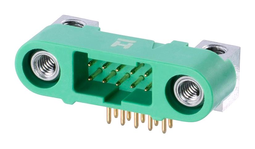 Harwin G125-Mh11005M4P Connector, R/a Hdr, 10Pos, 2Row, 1.25mm