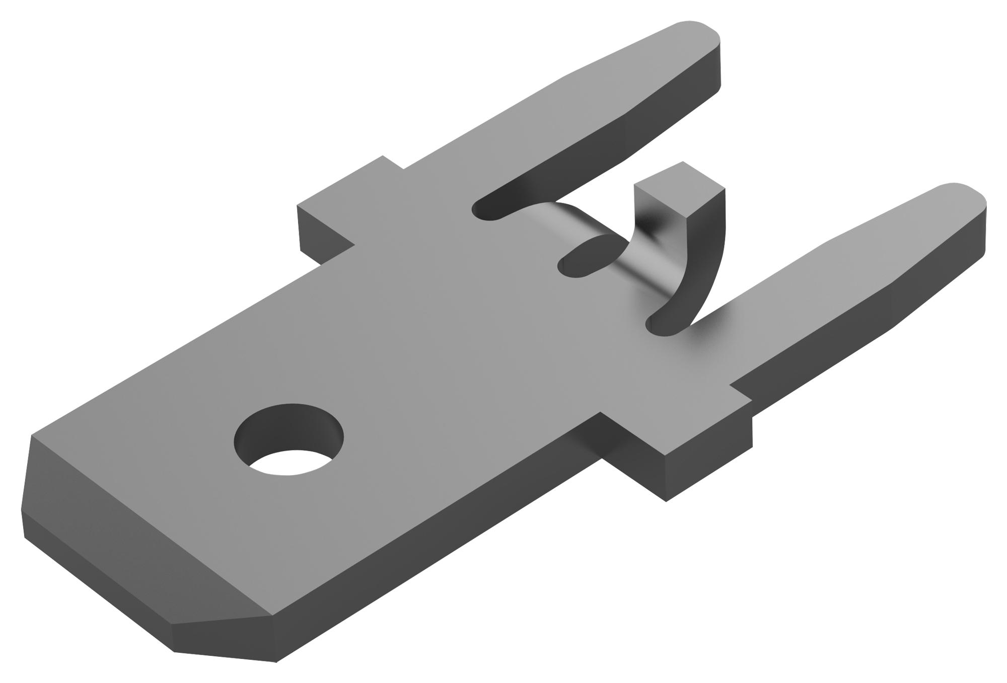 Amp Connectors / Te Connectivity 1742361-1 Pcb Terminal, 4.75mm X 0.81mm, 1.32mm