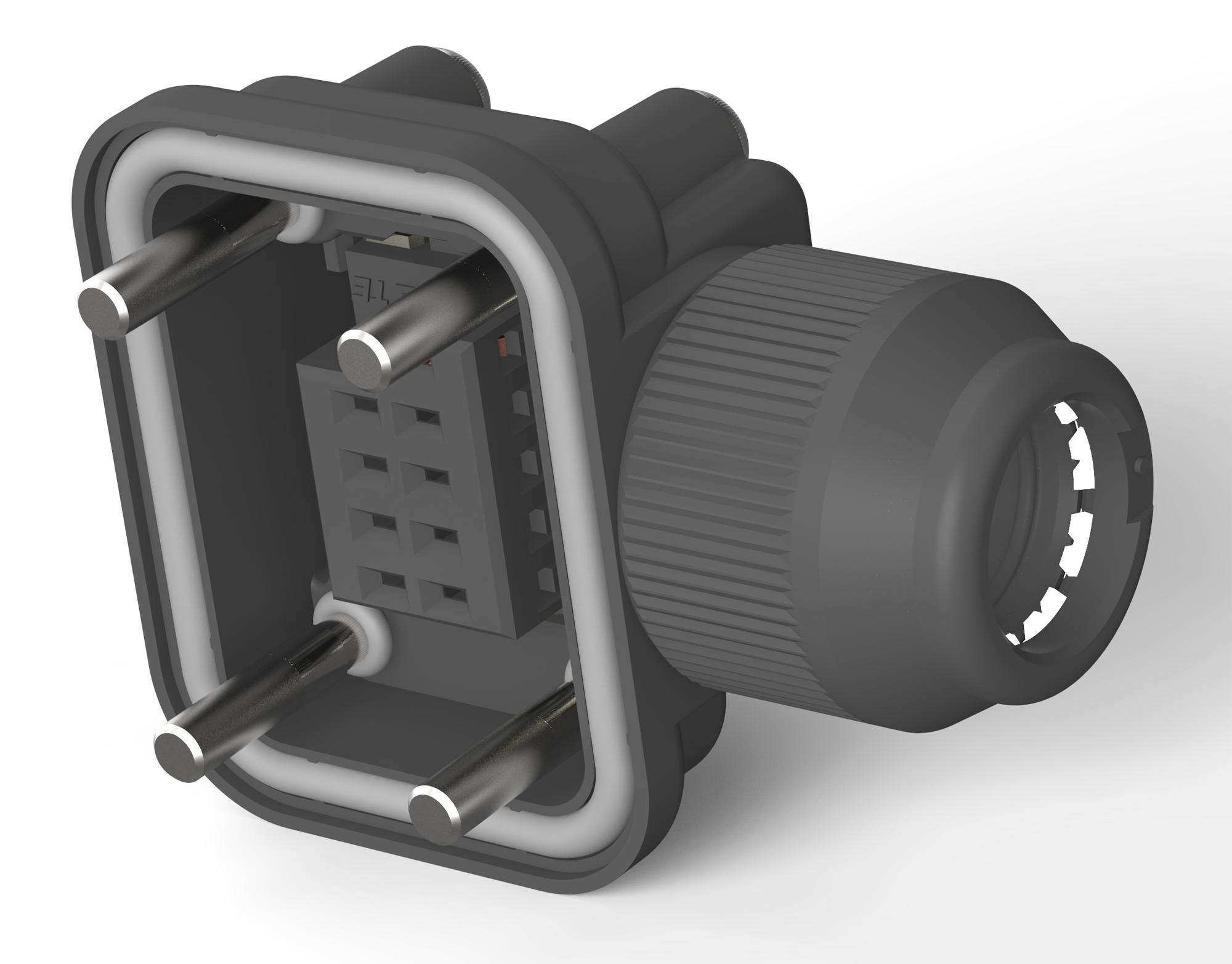 Te Connectivity 2201825-1 Connector Housing, Rcpt, 9Pos, 2mm