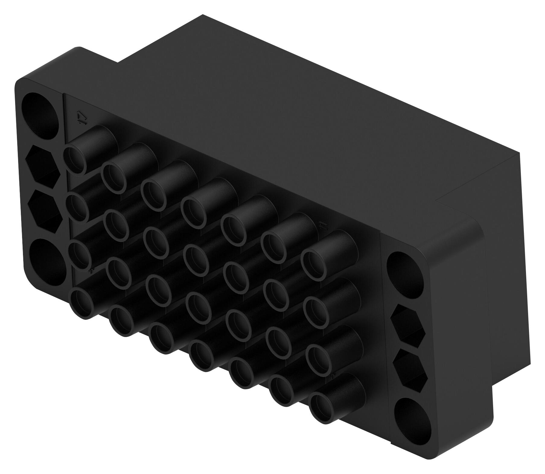 Amp Connectors / Te Connectivity 205690-2 Connector Housing, Rcpt, 28Pos, 6.35mm