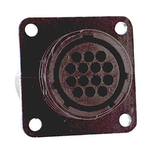 Amp Connectors / Te Connectivity 796272-1 Circular Connector, Rcpt, 17-14, Panel