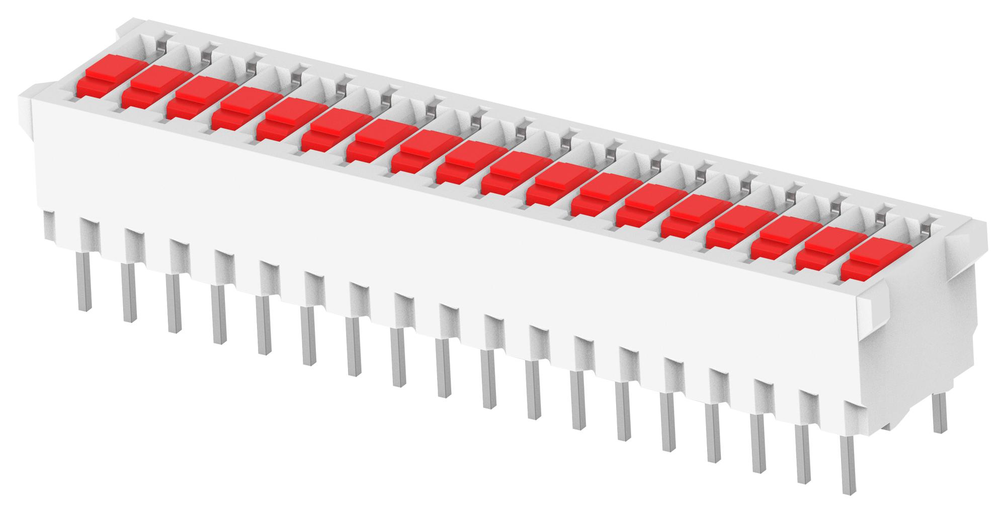 Alcoswitch / Te Connectivity 5161390-8 Dip Sw, Spst, 0.025A, 50Vdc, 8Pos, Tht