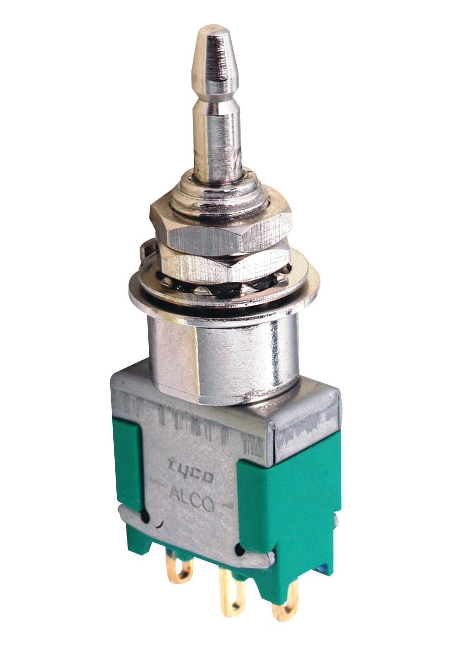 Alcoswitch / Te Connectivity Mpe106F Pushbtton Sw, Spdt, 6A, 125V, Solder Log