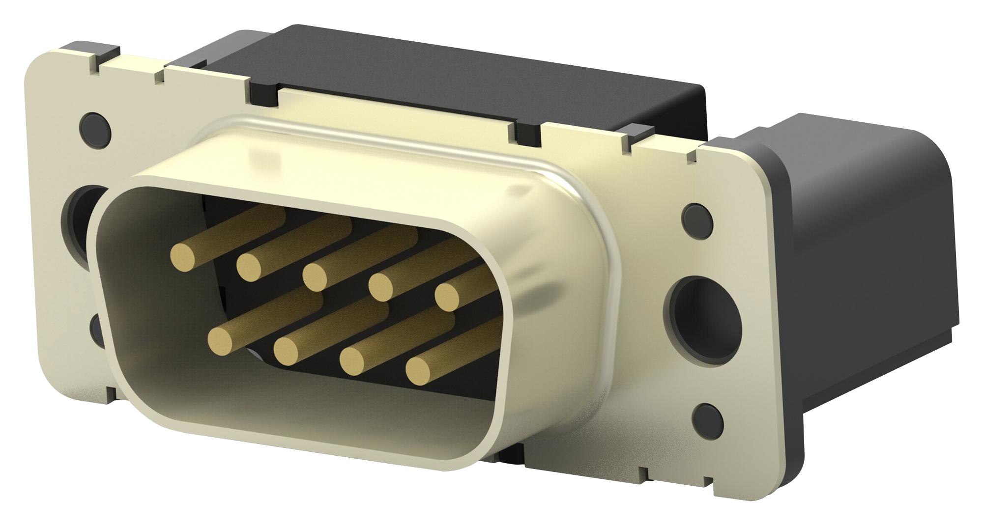 Amp Connectors / Te Connectivity 1-1740195-2 D Sub Conn, Plug, De, 9Pos, Solder