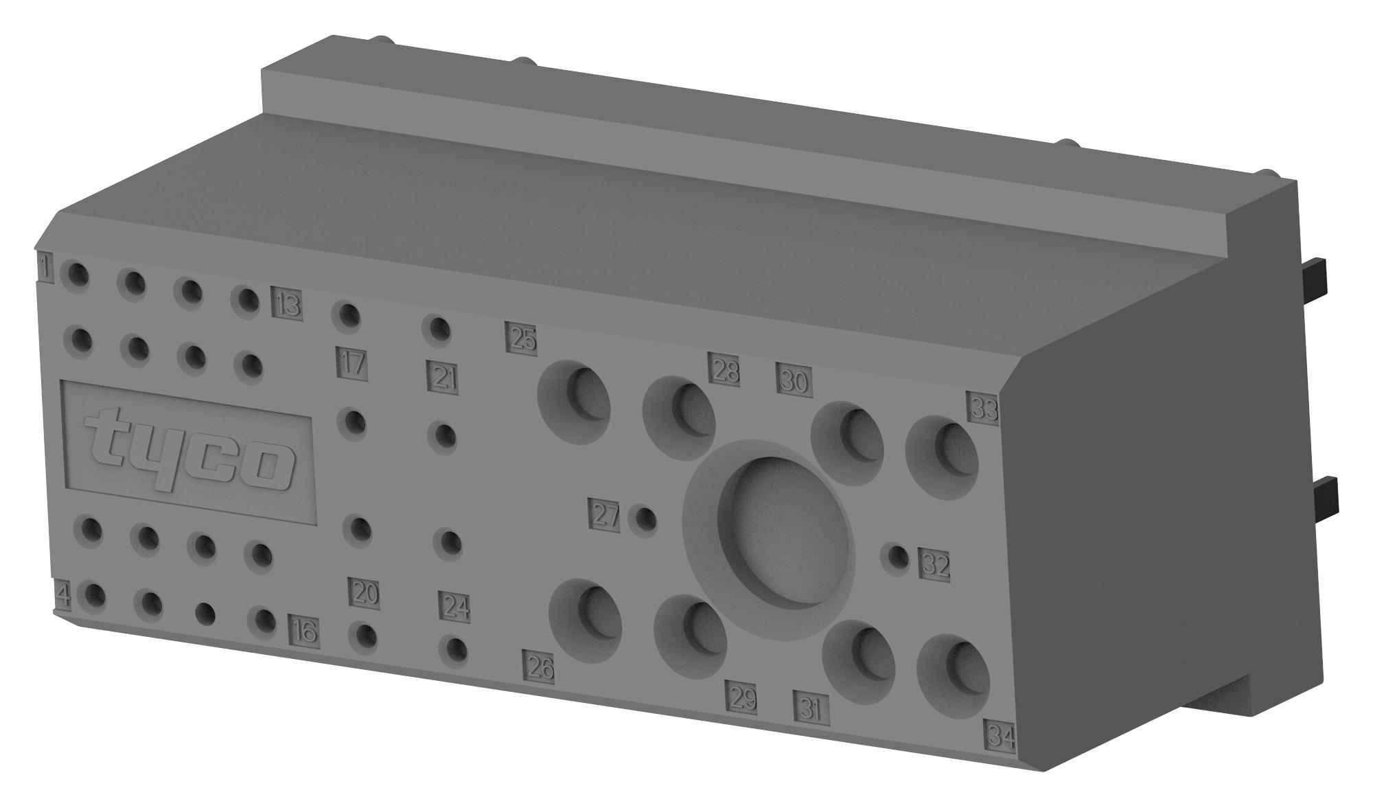 Amp Connectors / Te Connectivity 1766501-1 Connector, Rcpt, 30Pos, 4.5mm