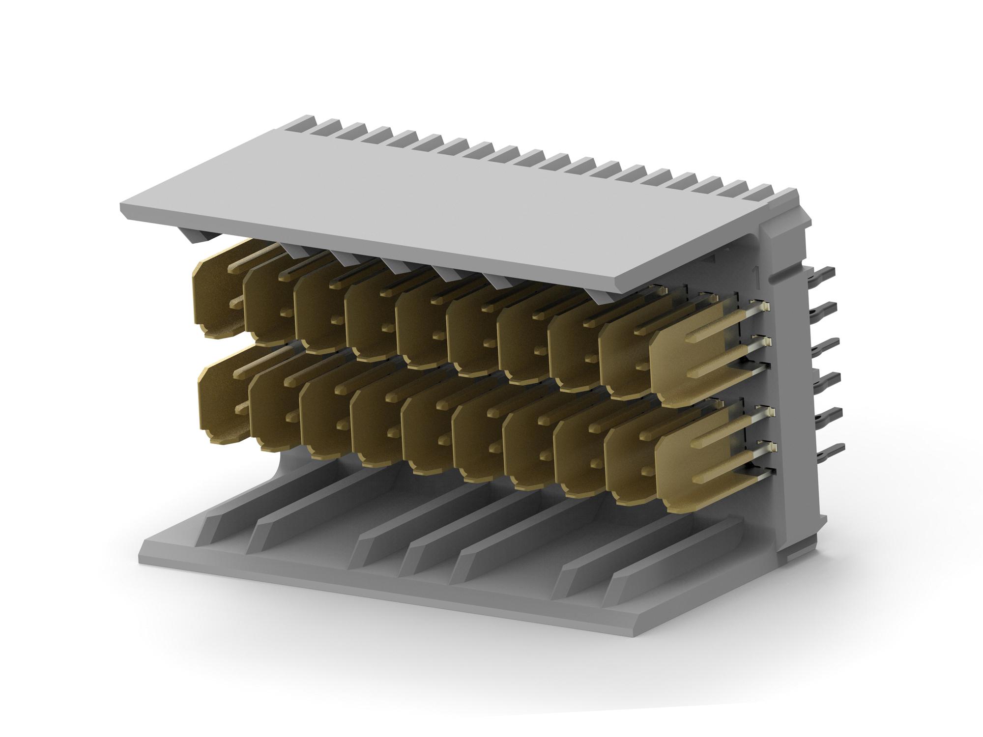 Amp Connectors / Te Connectivity 6469076-1 Backplane Conn, Hdr, 4R/40Pos, 2.5mm