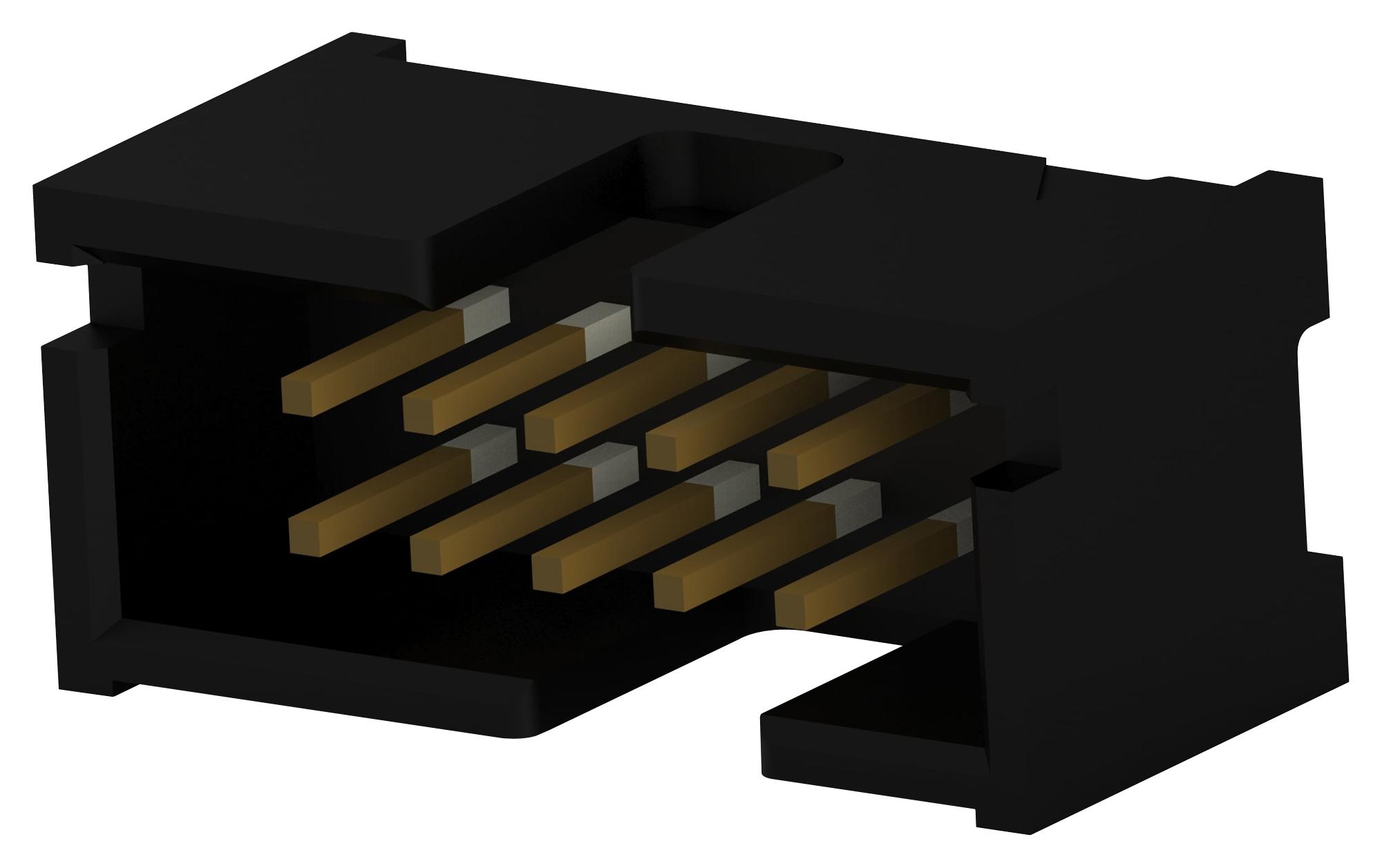 Amp Connectors / Te Connectivity 103308-1 Connector, Header, 10Pos, 2Rows, 2.54mm