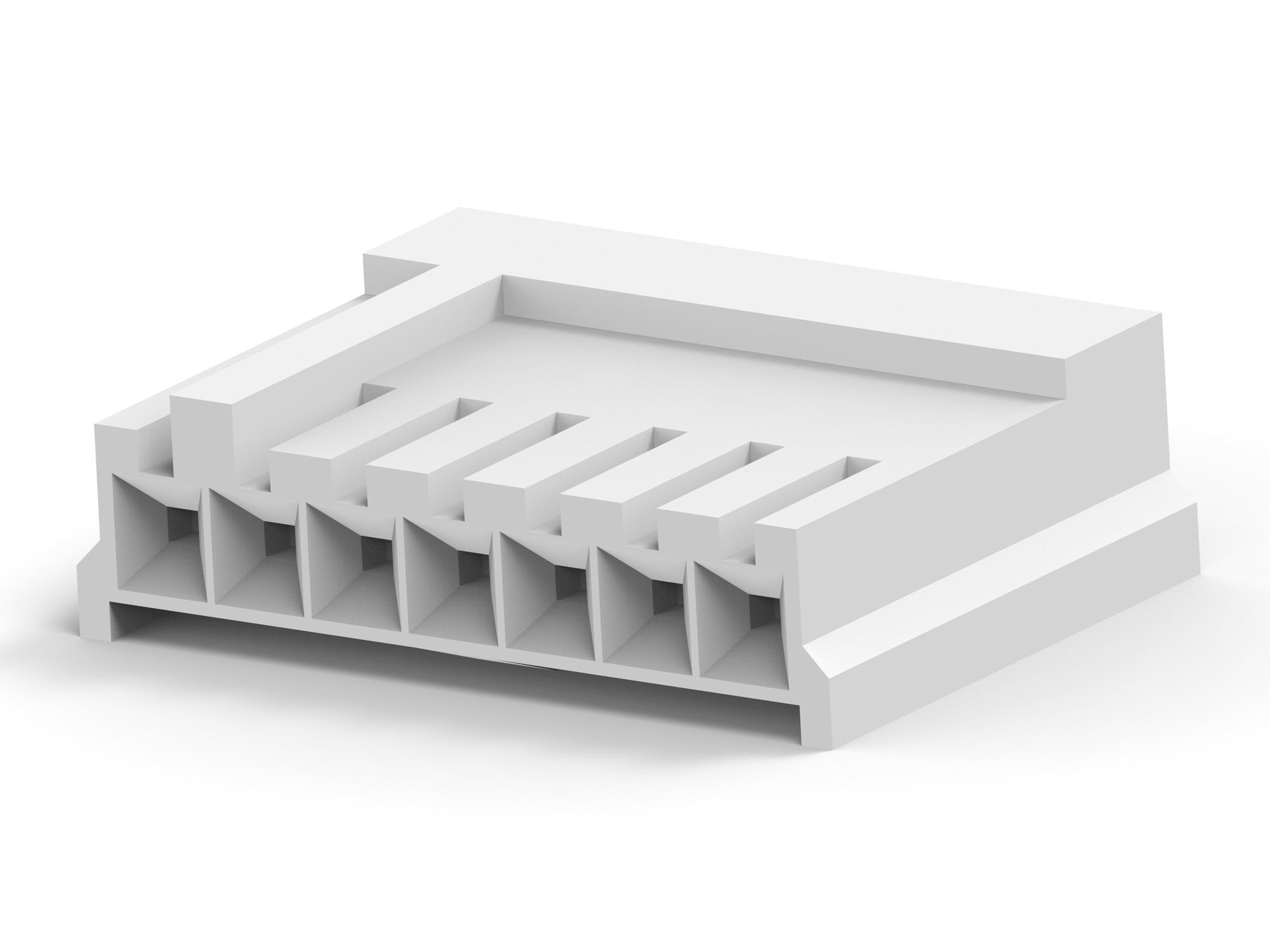 Amp Connectors / Te Connectivity 171822-7 Wtb Housing, Rcpt, 7Pos, 1Row, 2.5mm