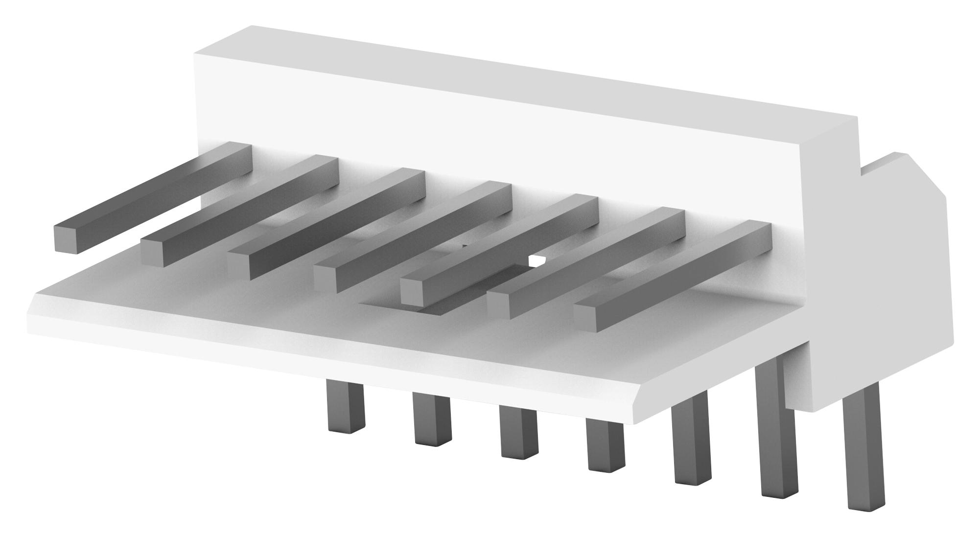 Amp Connectors / Te Connectivity 171826-7 Wtb Conn, R/a Header, 7Pos, 1Row, 2.5mm