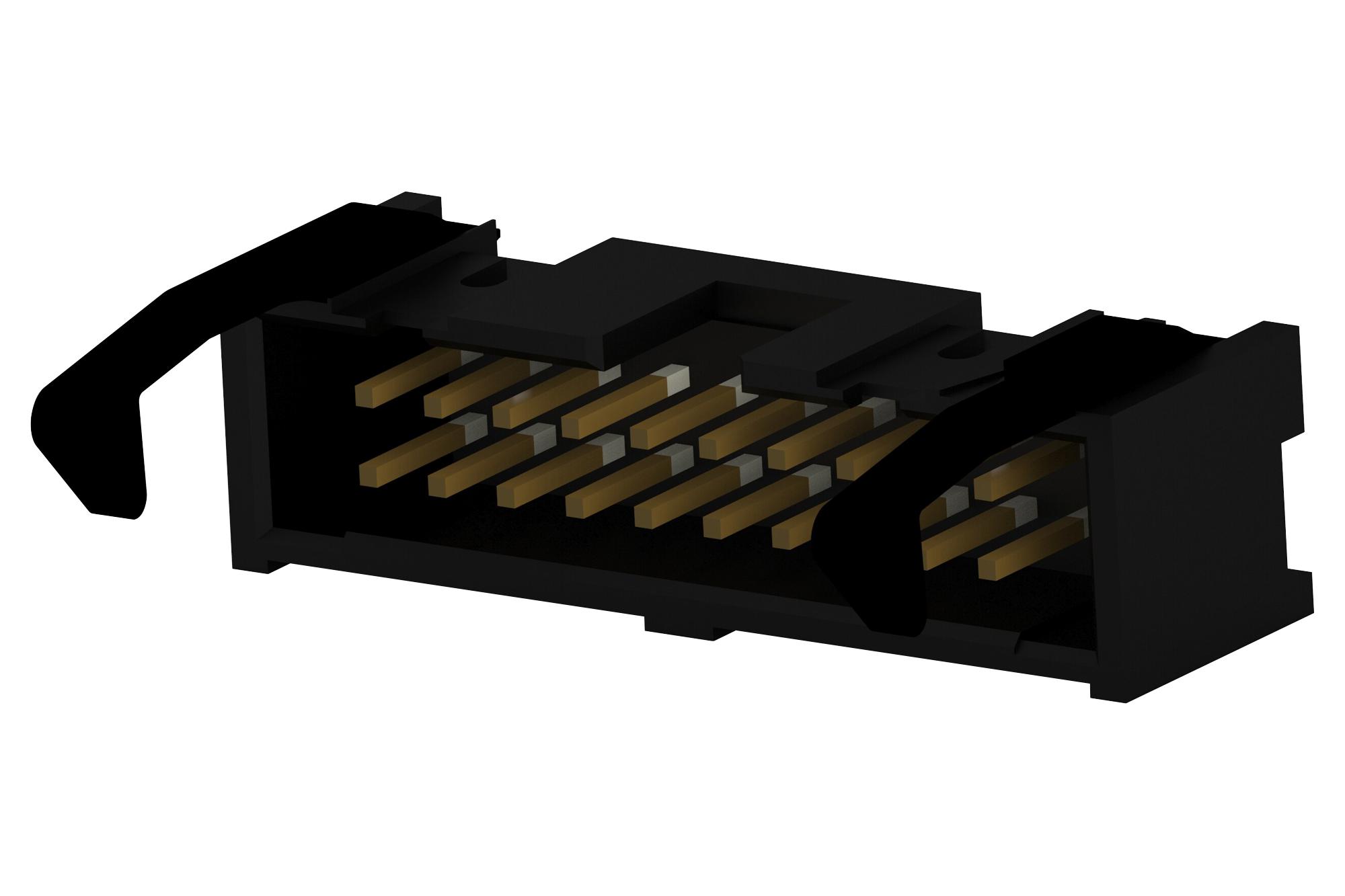 Amp Connectors / Te Connectivity 1761606-7 Connector, Header, 20Pos, 2Rows, 2.54mm