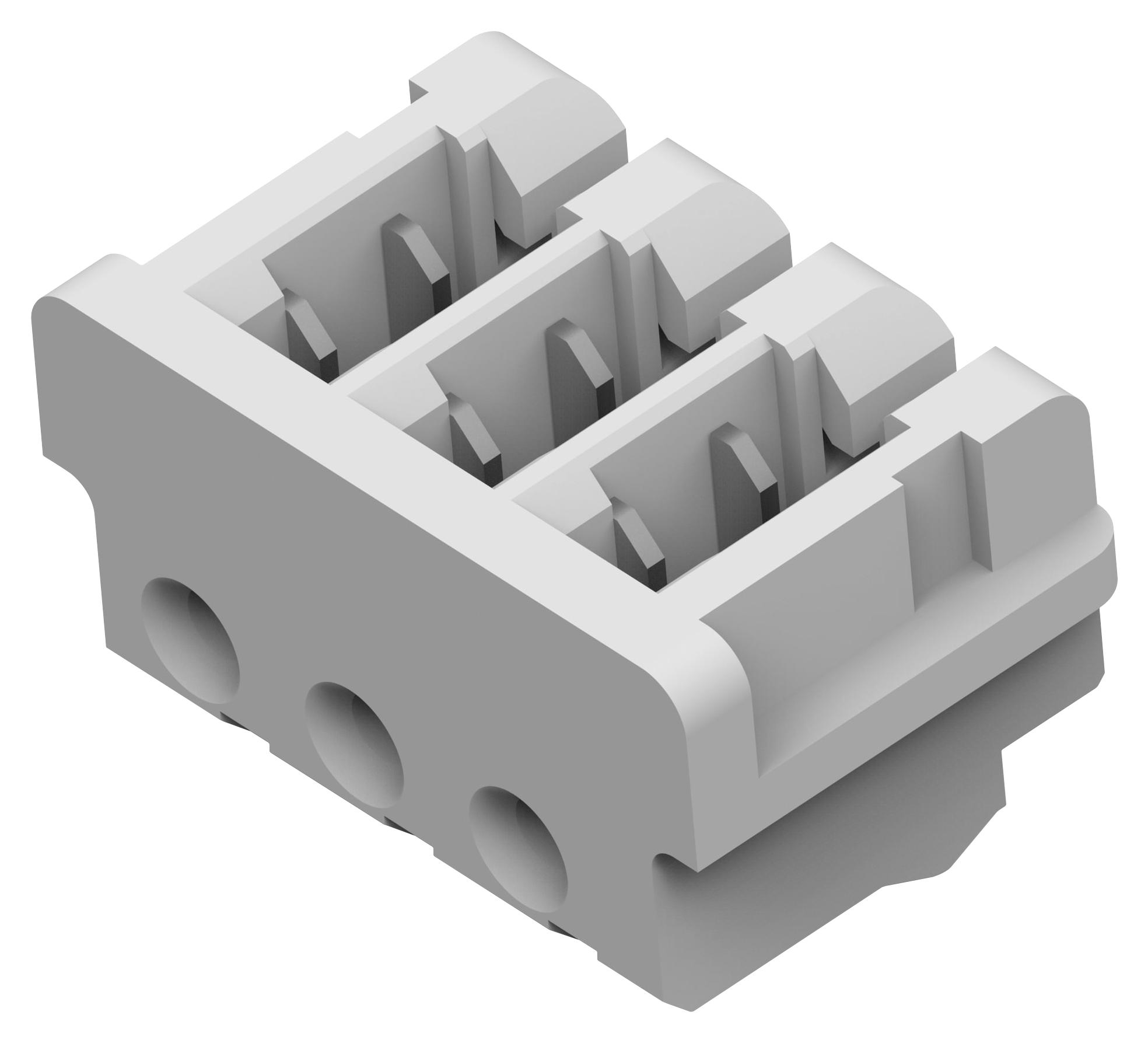 Amp Connectors / Te Connectivity 2-179694-3 Connector, Rcpt, 3Pos, 1Rows, 2mm