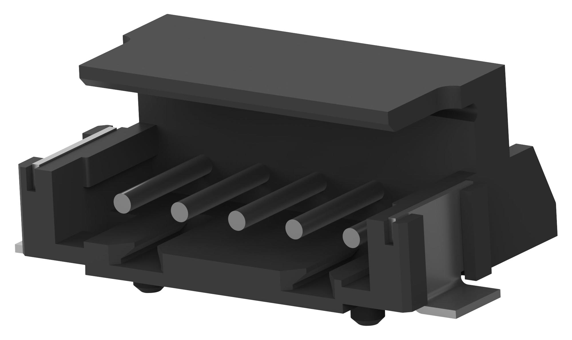 Amp Connectors / Te Connectivity 292173-5 Wtb Conn, R/a Header, 5Pos, 1Row, 2mm