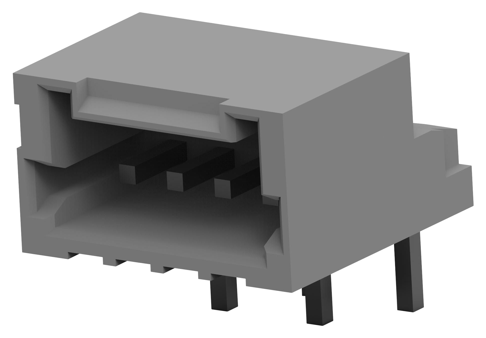 Amp Connectors / Te Connectivity 292206-4 Connector, Header, 4Pos, 1Rows, 1.5mm