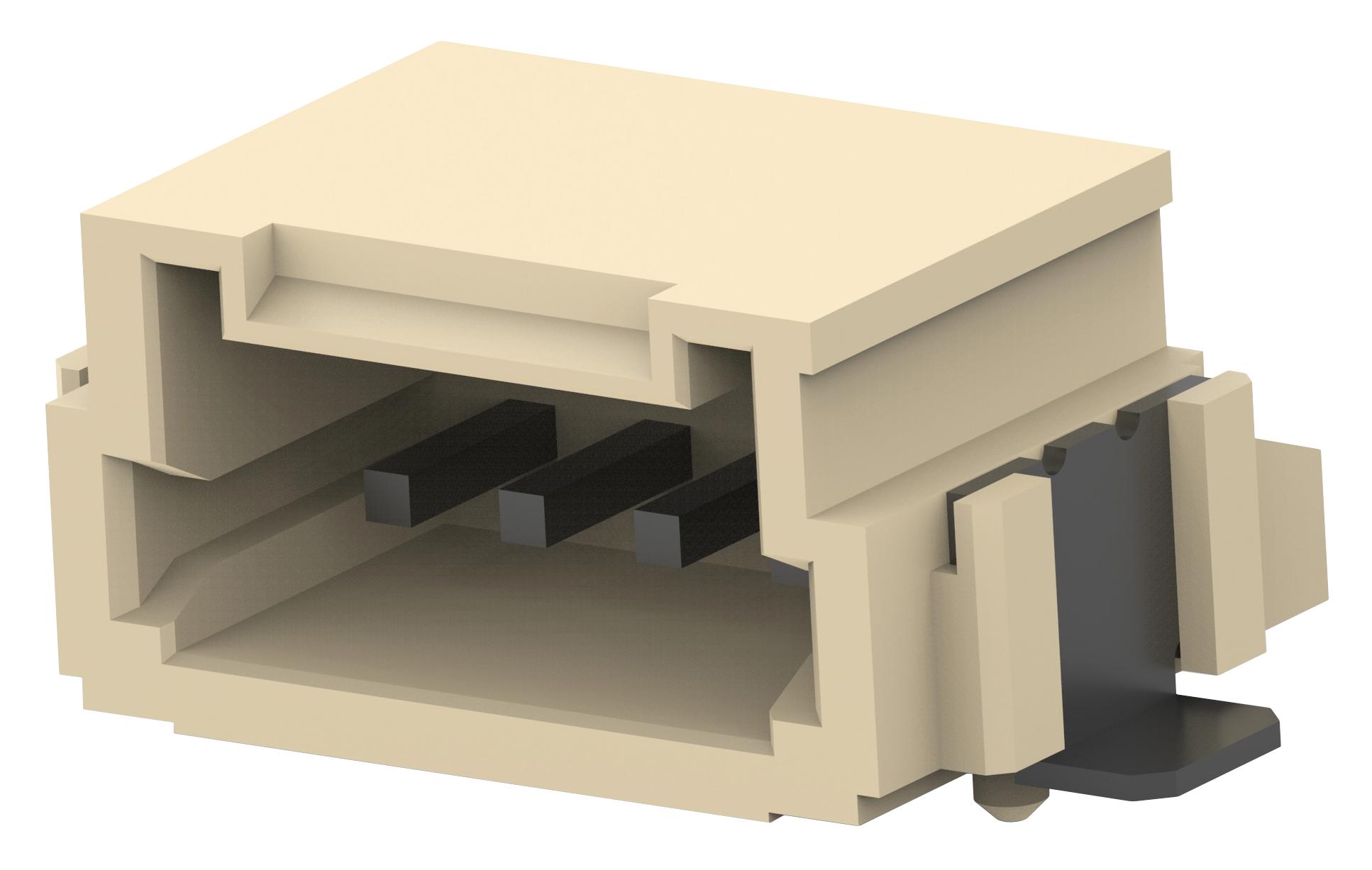 Amp Connectors / Te Connectivity 292227-4 Connector, Header, 4Pos, 1Rows, 1.5mm