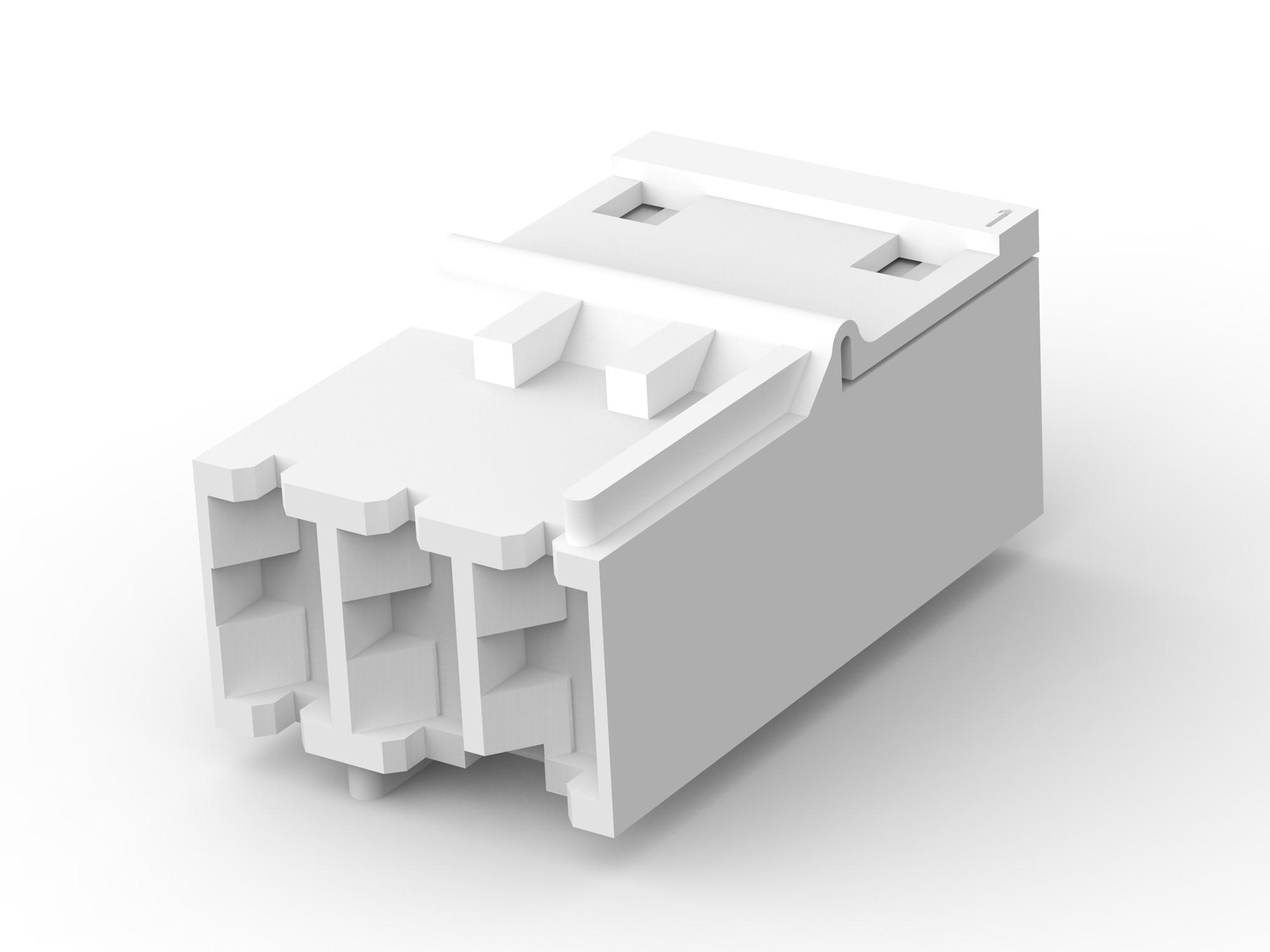 Amp Connectors / Te Connectivity 928343-3 Housing, Rcpt, 3Pos, 1Row, 5mm