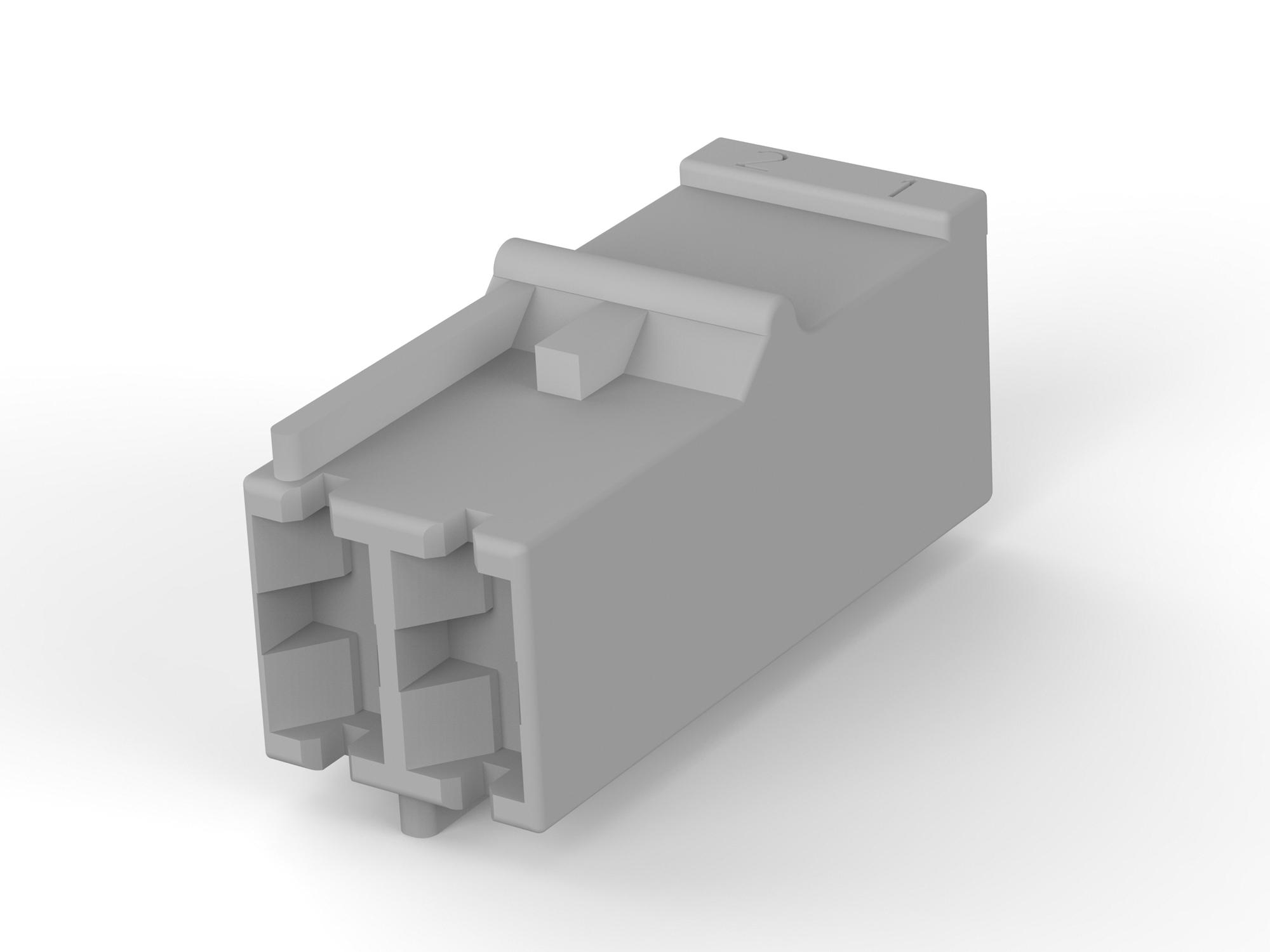 Amp Connectors / Te Connectivity 964768-2 Wtb Housing, Rcpt, 2Pos, 1Row, 5mm