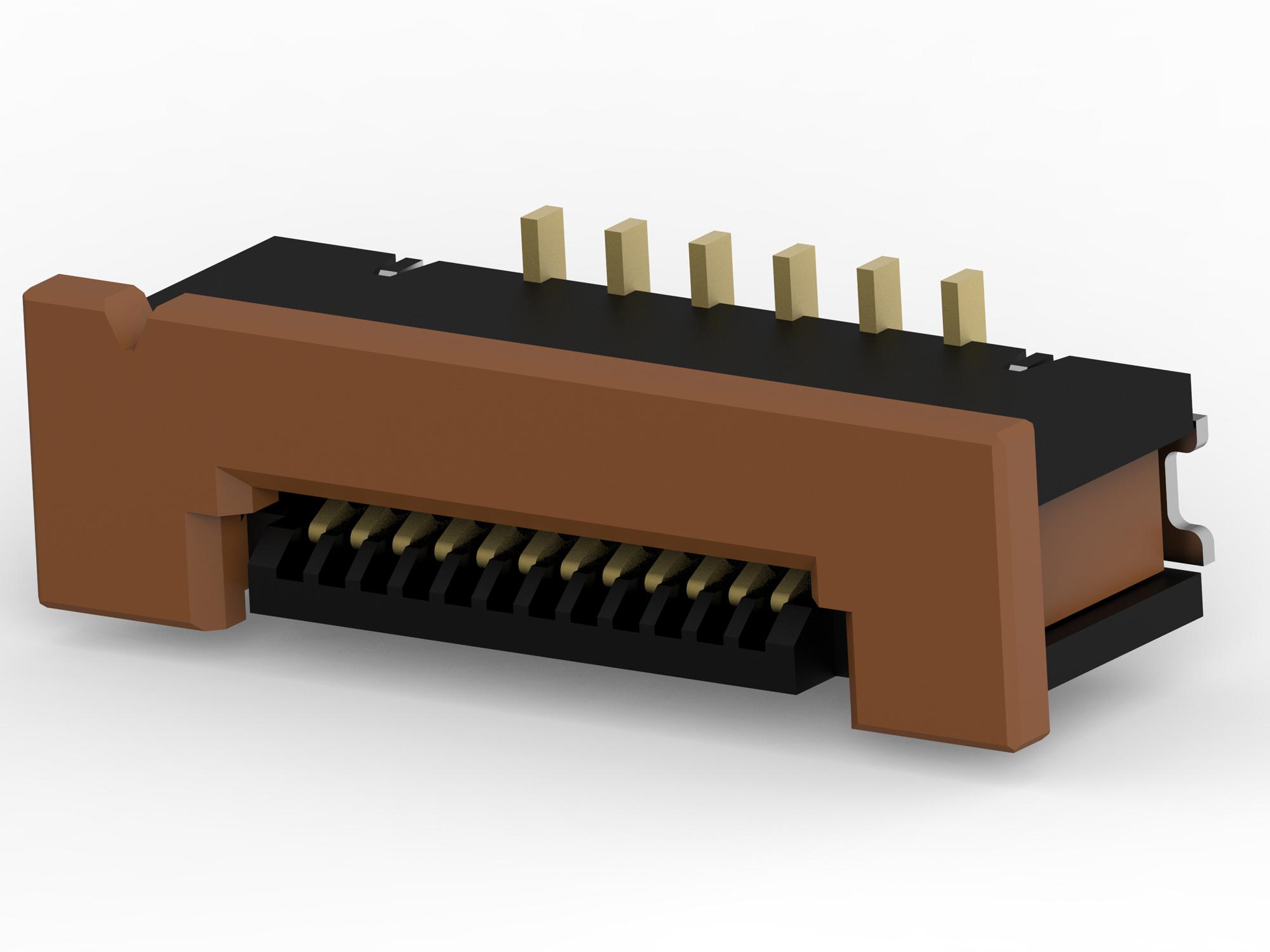 Te Connectivity 1-1734742-2 Connector, Ffc/fpc, 12Pos, 1, 0.5mm