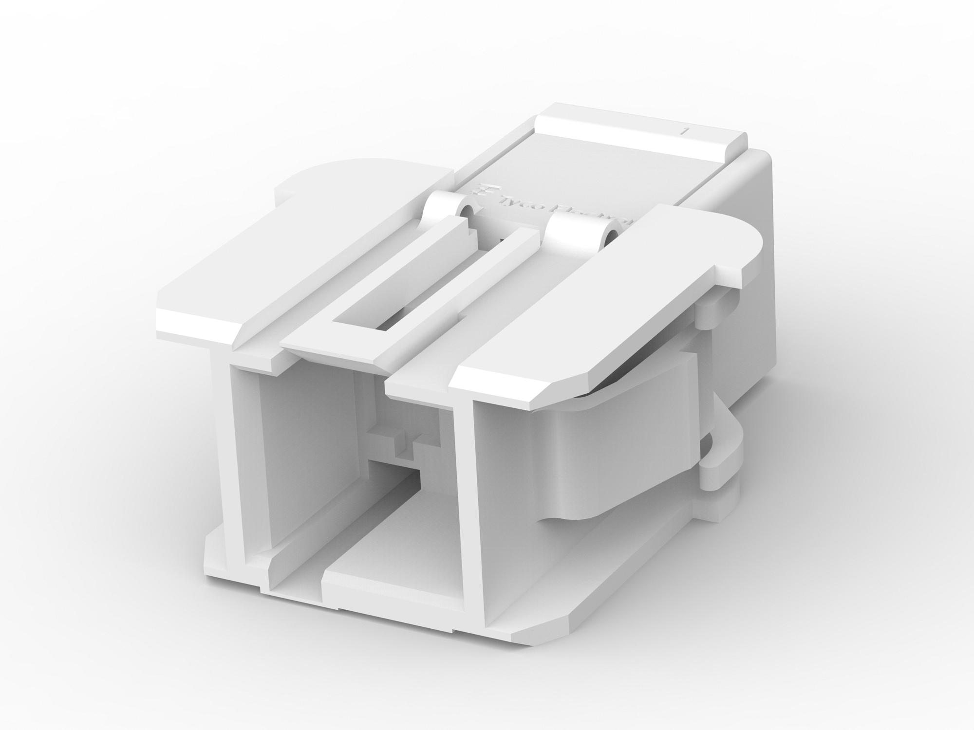 Amp Connectors / Te Connectivity 9-927742-2 Terminal Housing, 2Pos, Polyamide, Nat