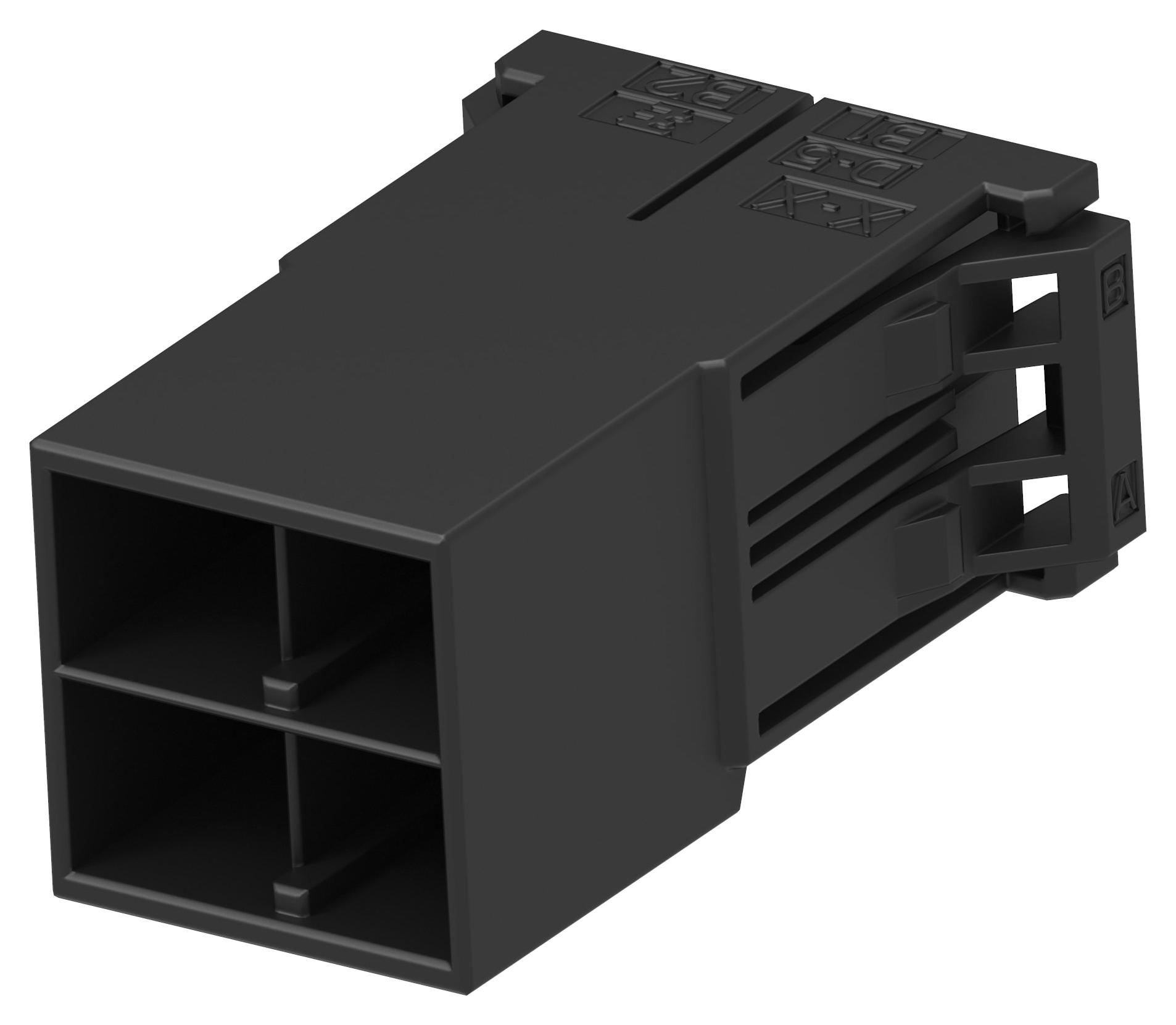 Te Connectivity 1-1747820-2 Connector Housing, Plug, 4Pos, 10.16mm