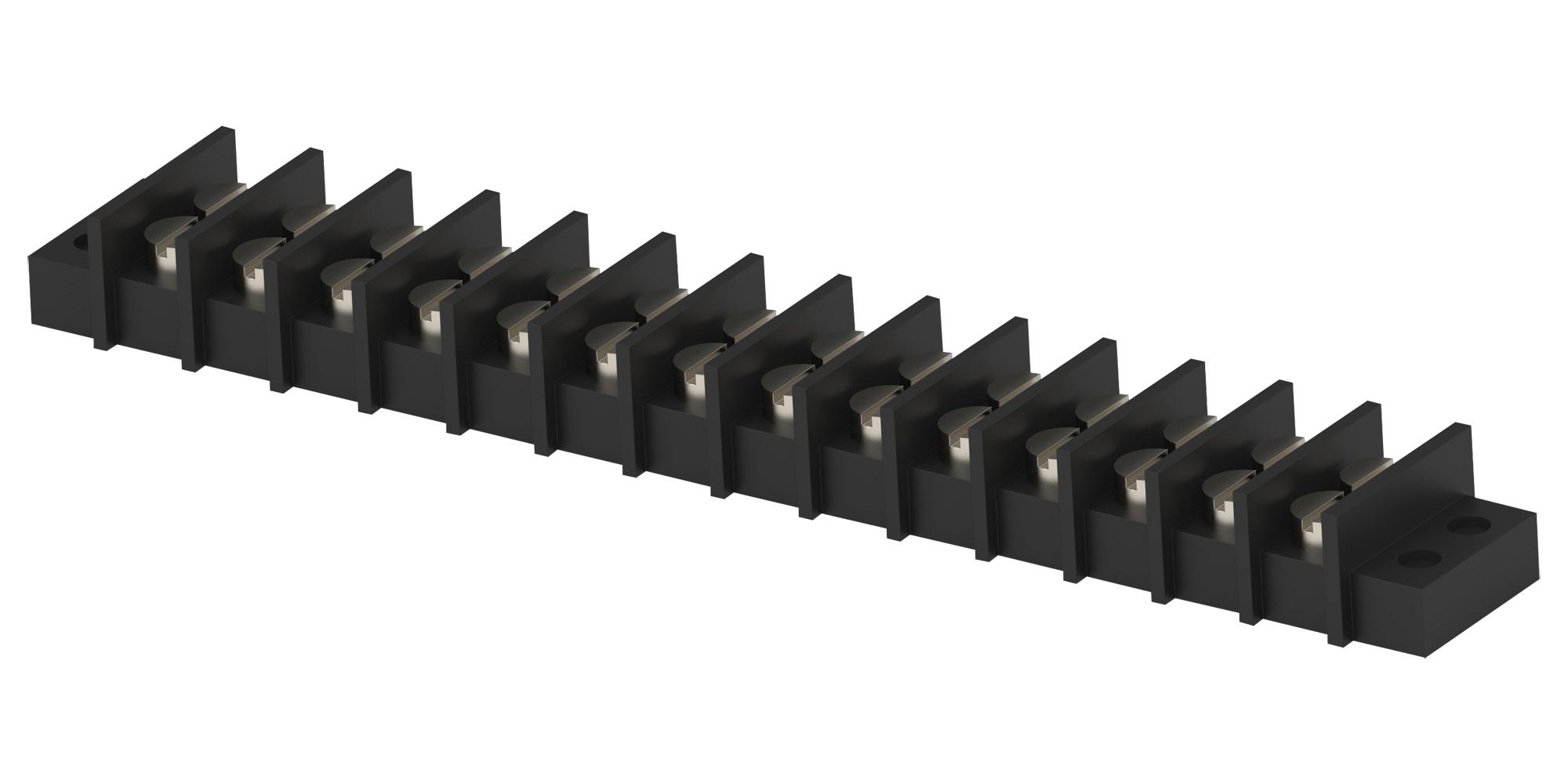 Buchanan / Te Connectivity 1-1546306-4 Terminal Block, Barrier, 14Pos, 12Awg