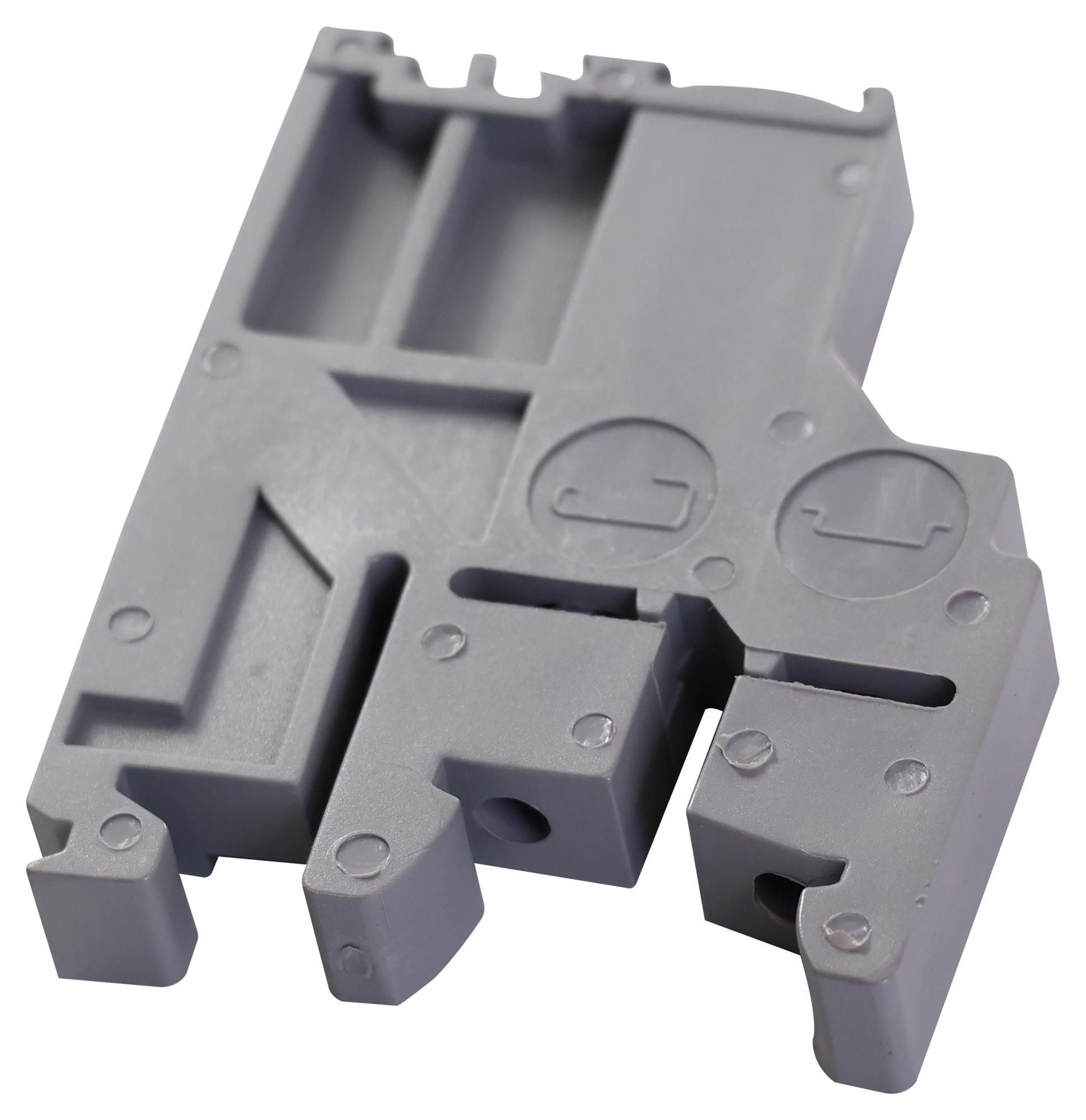 Entrelec TE Connectivity 1Sna114836R0000 Multi Rail End Stop, Tb, Grey