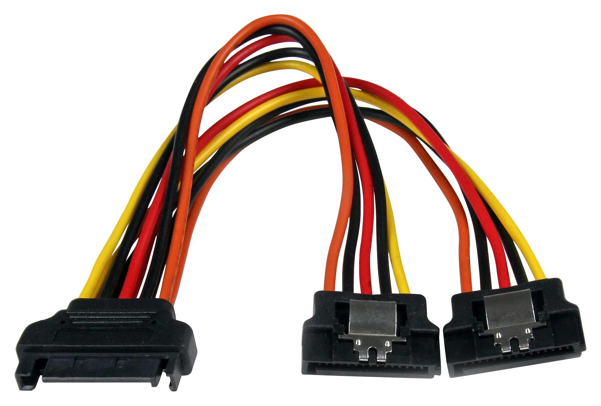 Startech Pyo2Lsata Cable, Sata Power Y Splitter, Latching