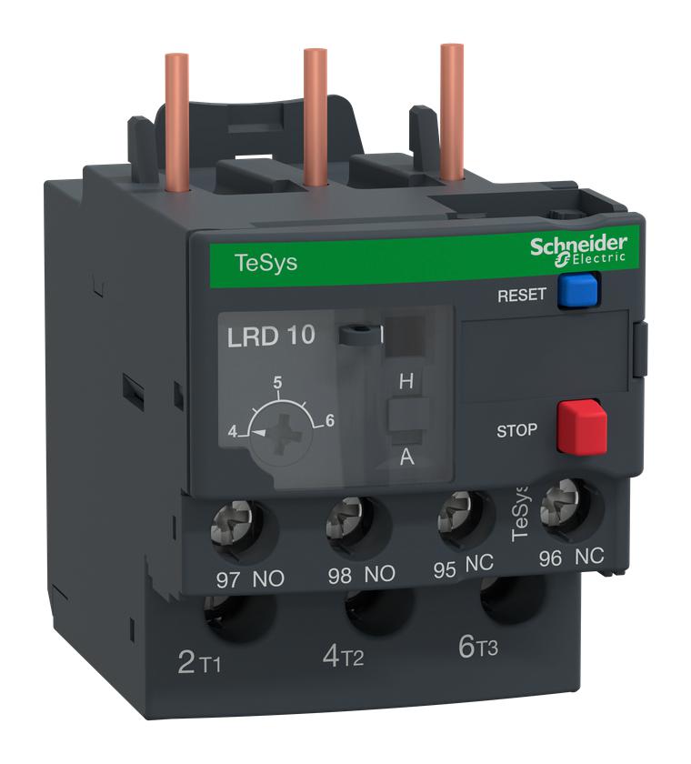 Schneider Electric Lrd10L Electronic Overload Controller, 4A-6A