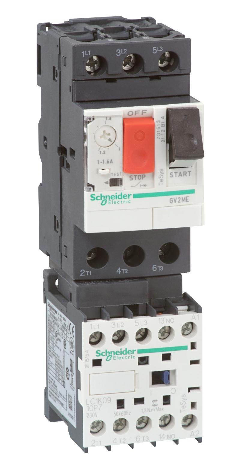 Schneider Electric Gv2Me08K1U7 Combination Motor Starter 4A - 230/240