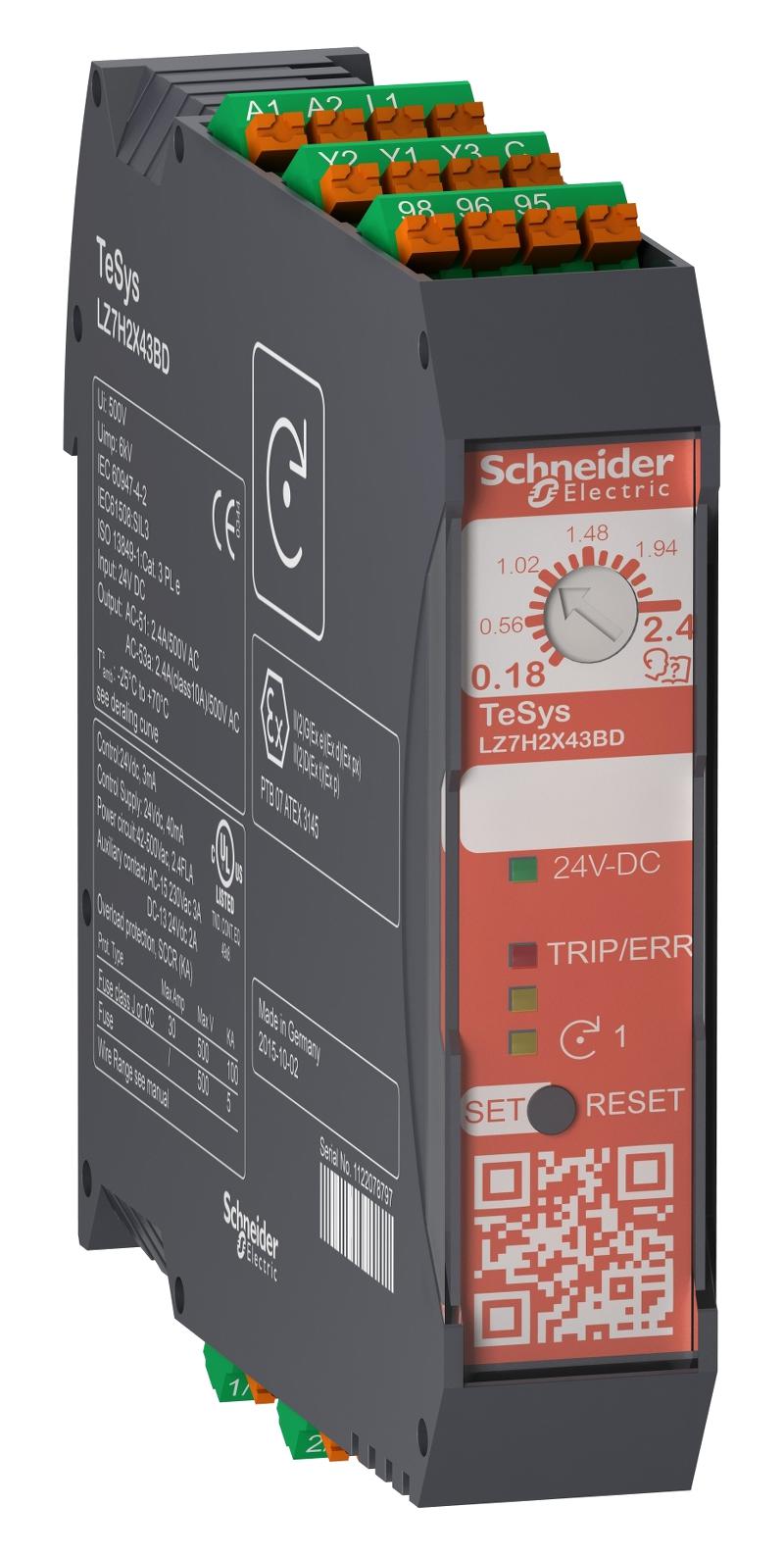 Schneider Electric Lz7H2X43Bd Tesys H Sto 2.4A 24Vdc Push