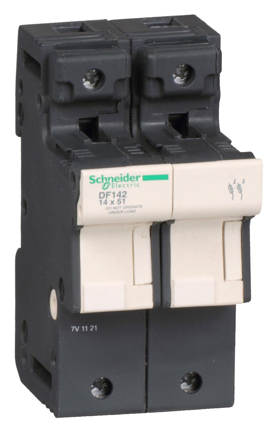 Schneider Electric Df142 Fuse Holder 2P 50A For Fuse 14 X