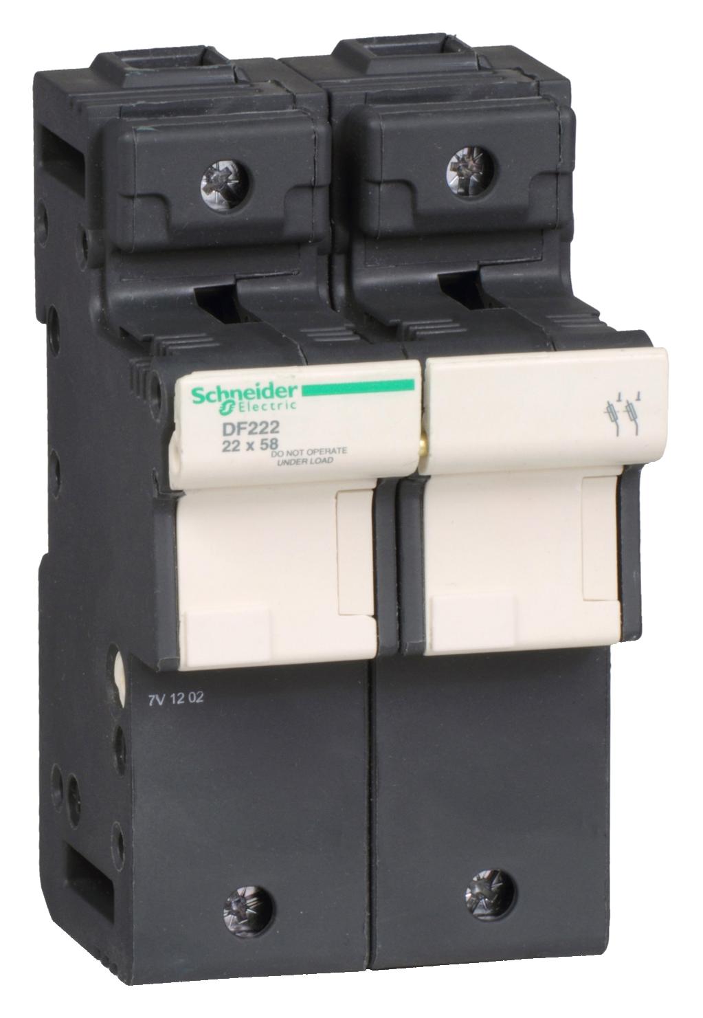 Schneider Electric Df222 Fuse Holder 2P 125A For Fuse 22 X