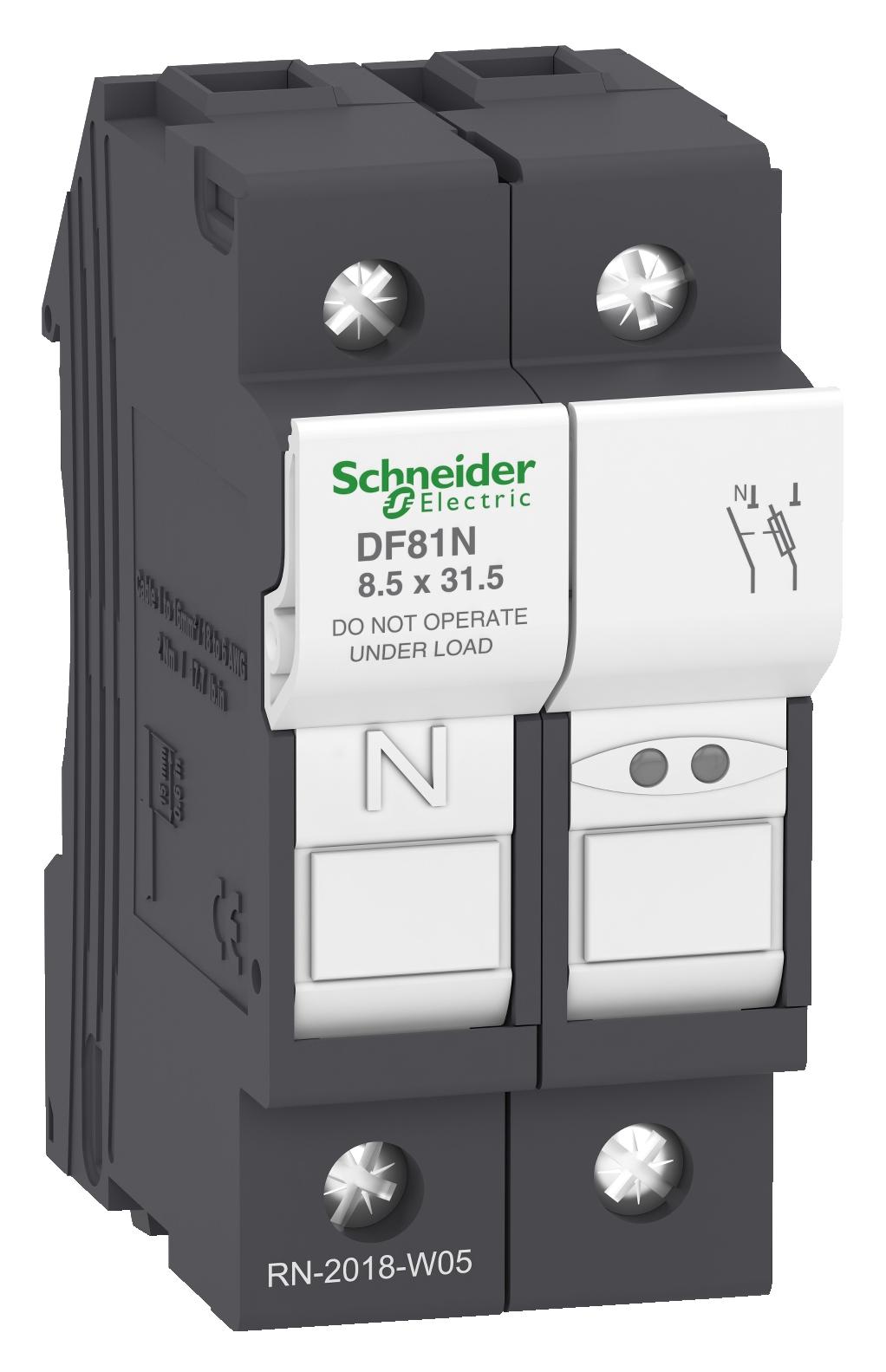 Schneider Electric Df81N Fuse Holder 1P N 25A For Fuse 8.5